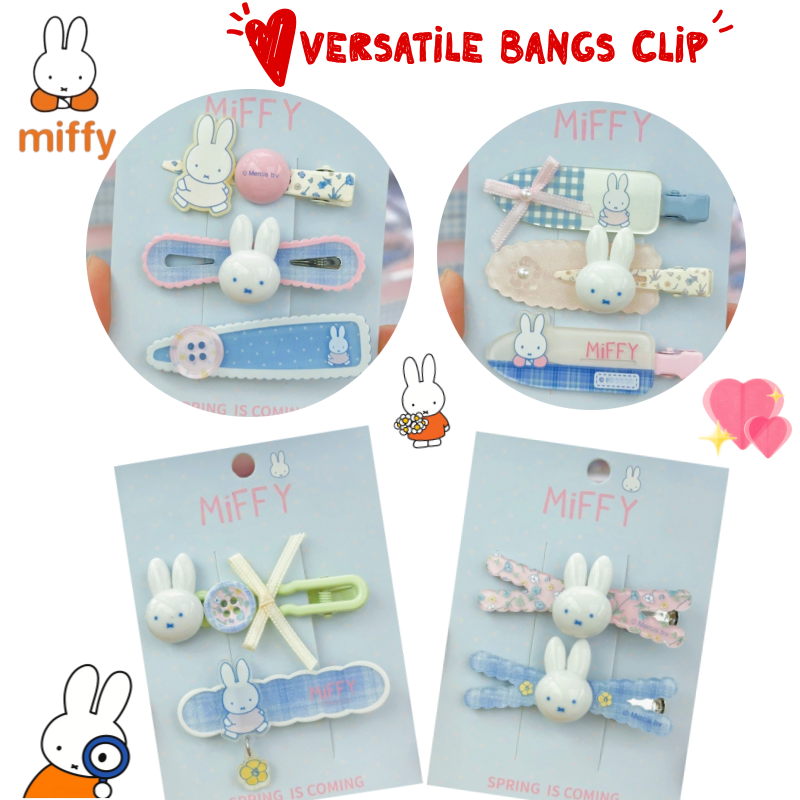 Model Kit New - New Miffy rabbit bangs clip simple