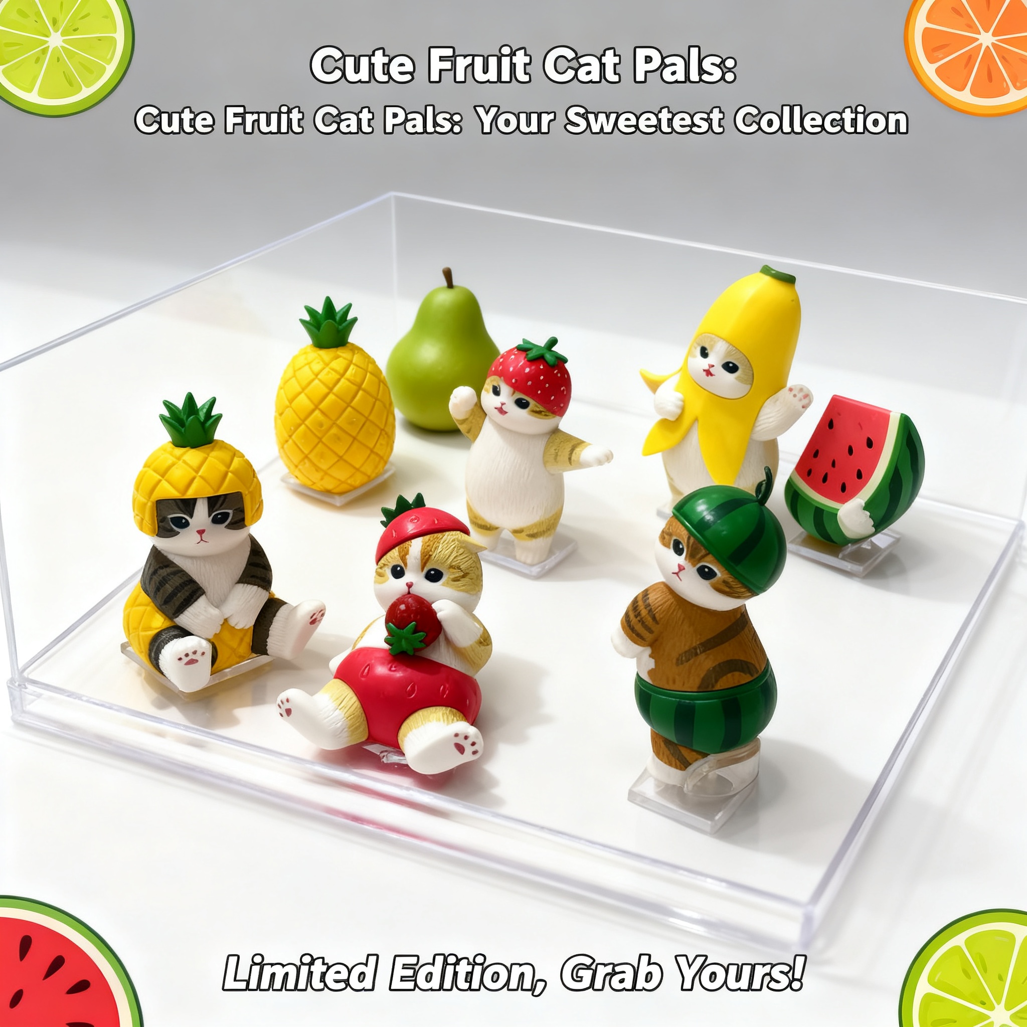 Model Kit Box - Mofusand Shark Cat Bee Fruit Series