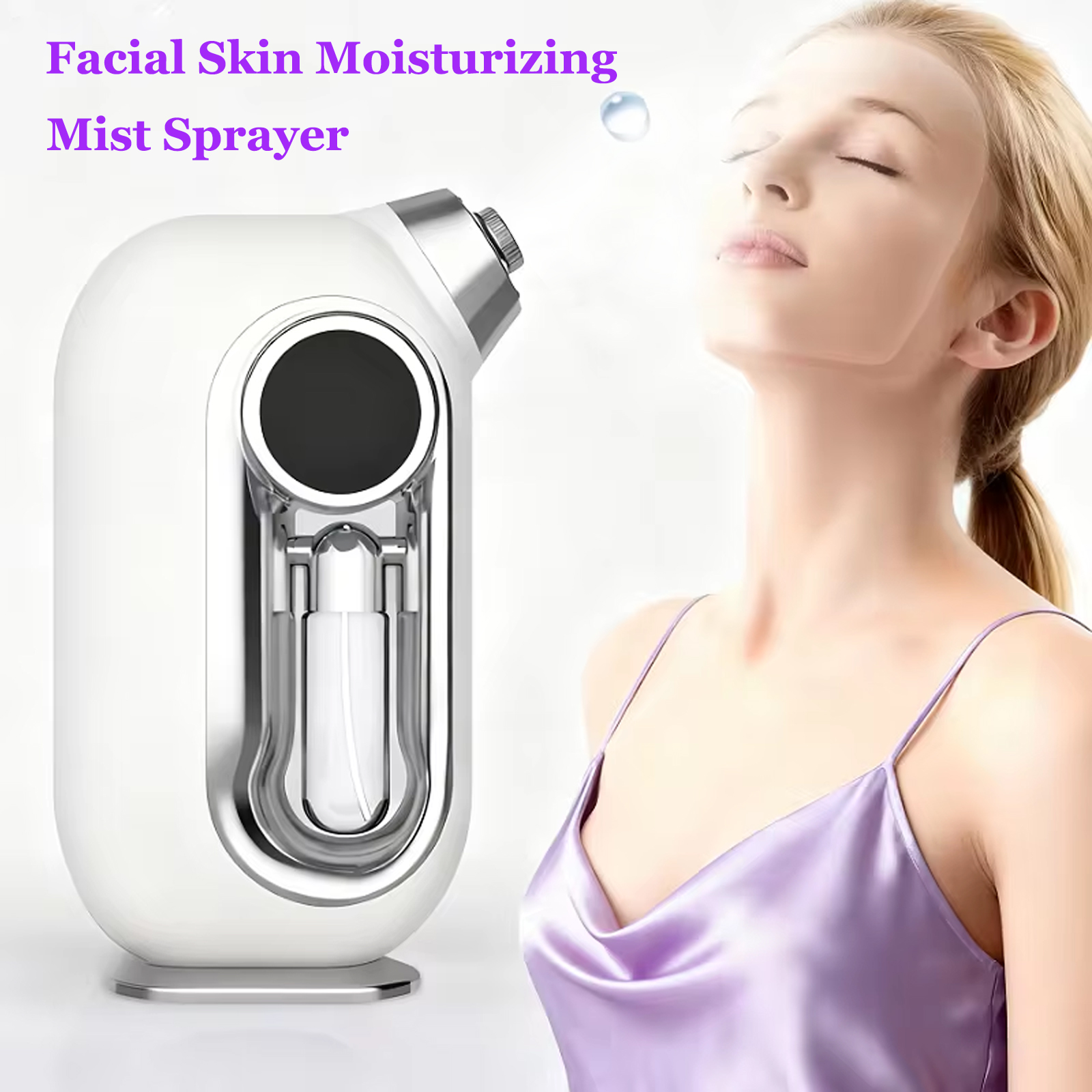 Airbrush Compressor Kit - Facial Skin Moisturizing Mist Sprayer Airbrush