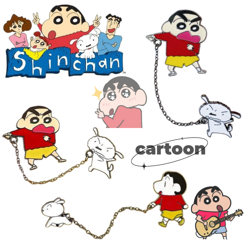 Model Kit New - New Crayon Shin-chan Pochi Badge Creative
