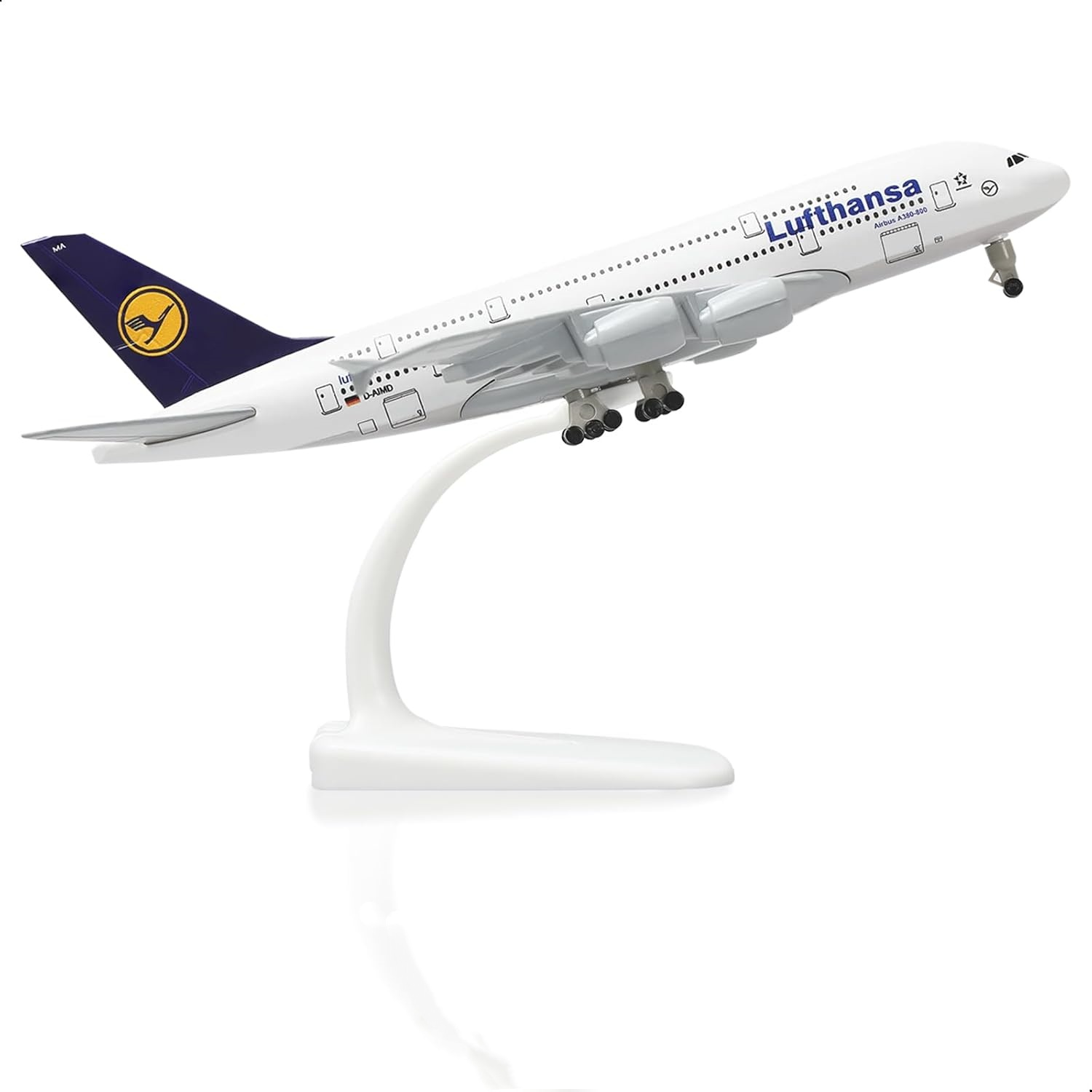 Toy planes A380 German 1/300 s - Model Kit Airplane avaliação e preço
