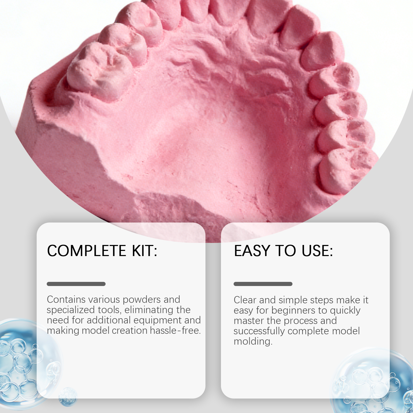 Feimuko ﻿dental Mold Kit Teeth - Model Kit Tool Set avaliação e preço