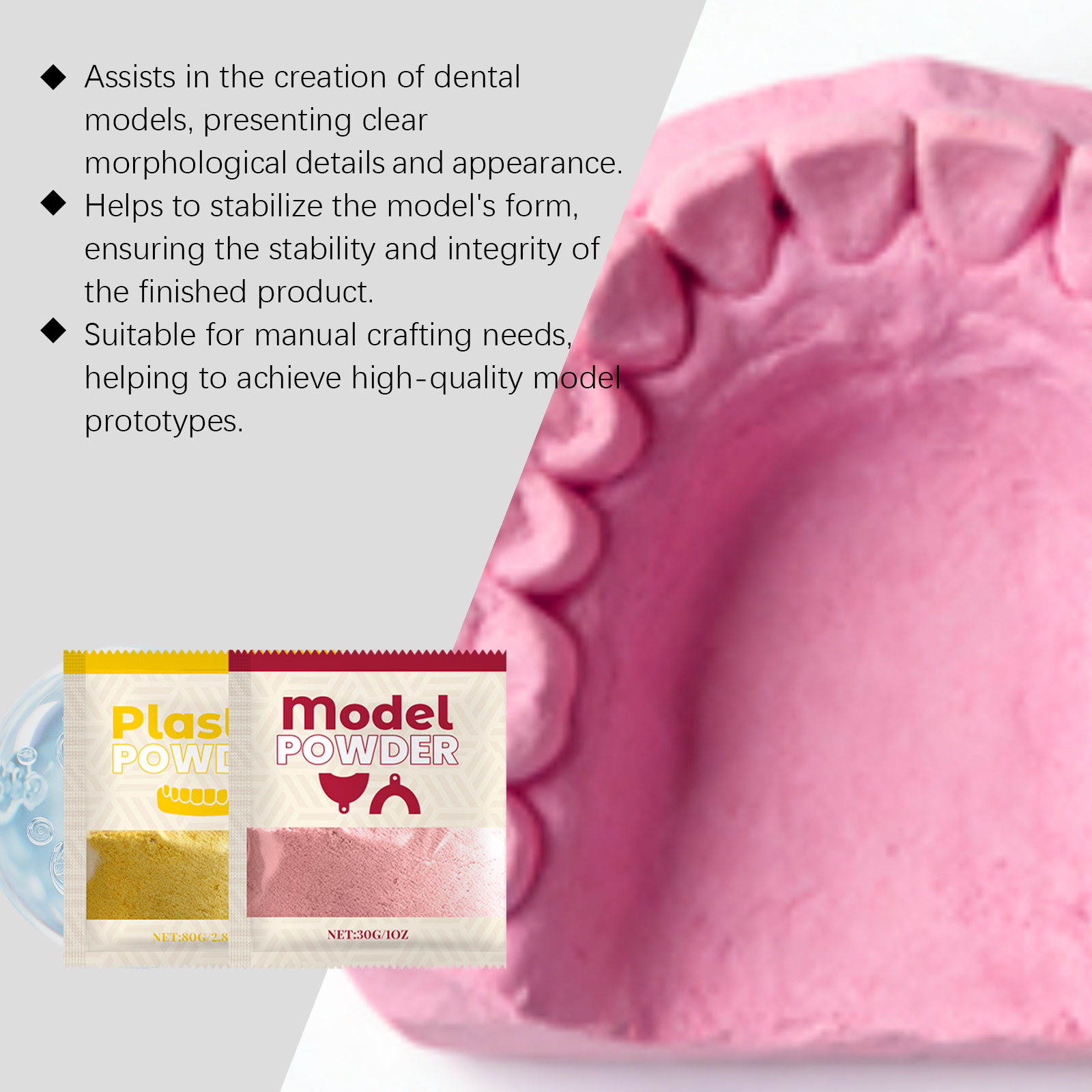 Feimuko ﻿dental Mold Kit Teeth - Model Kit Tool Set avaliação e preço