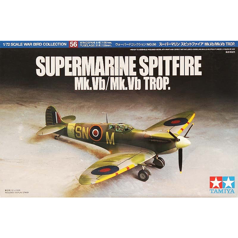Tamiya Plastic Assembly Milita - Model Kit Spitfire avaliação e preço