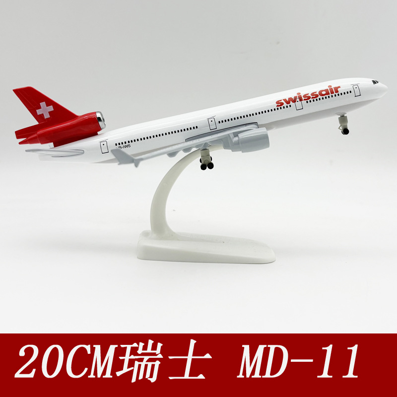 20CM Scale Plane Alloy Swiss A - Model Kit Airplane avaliação e preço