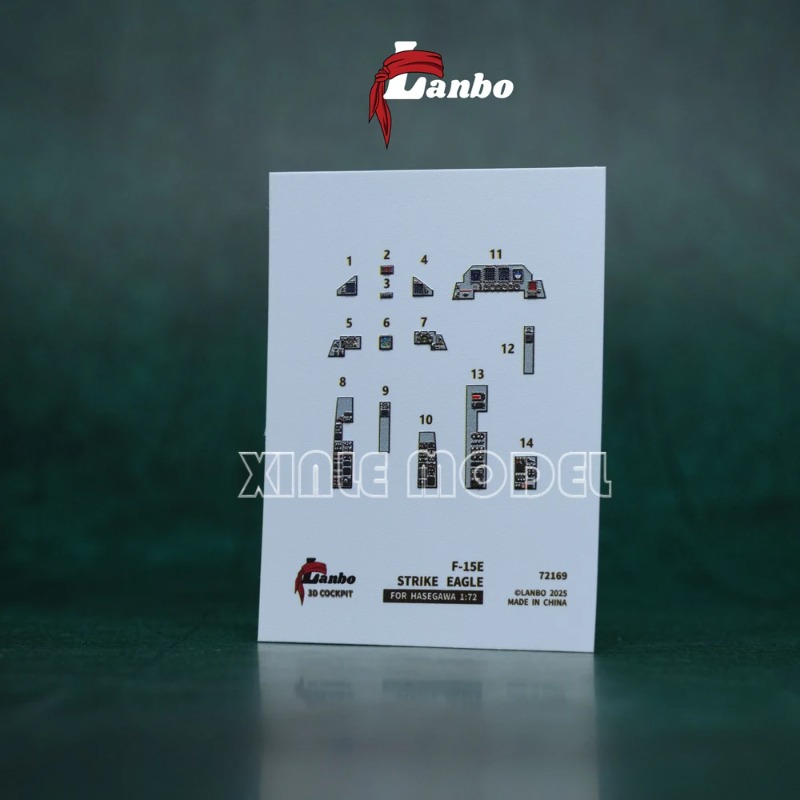 Lanbo Models 3D Color Cockpit  - Model Kit Hasegawa avaliação e preço