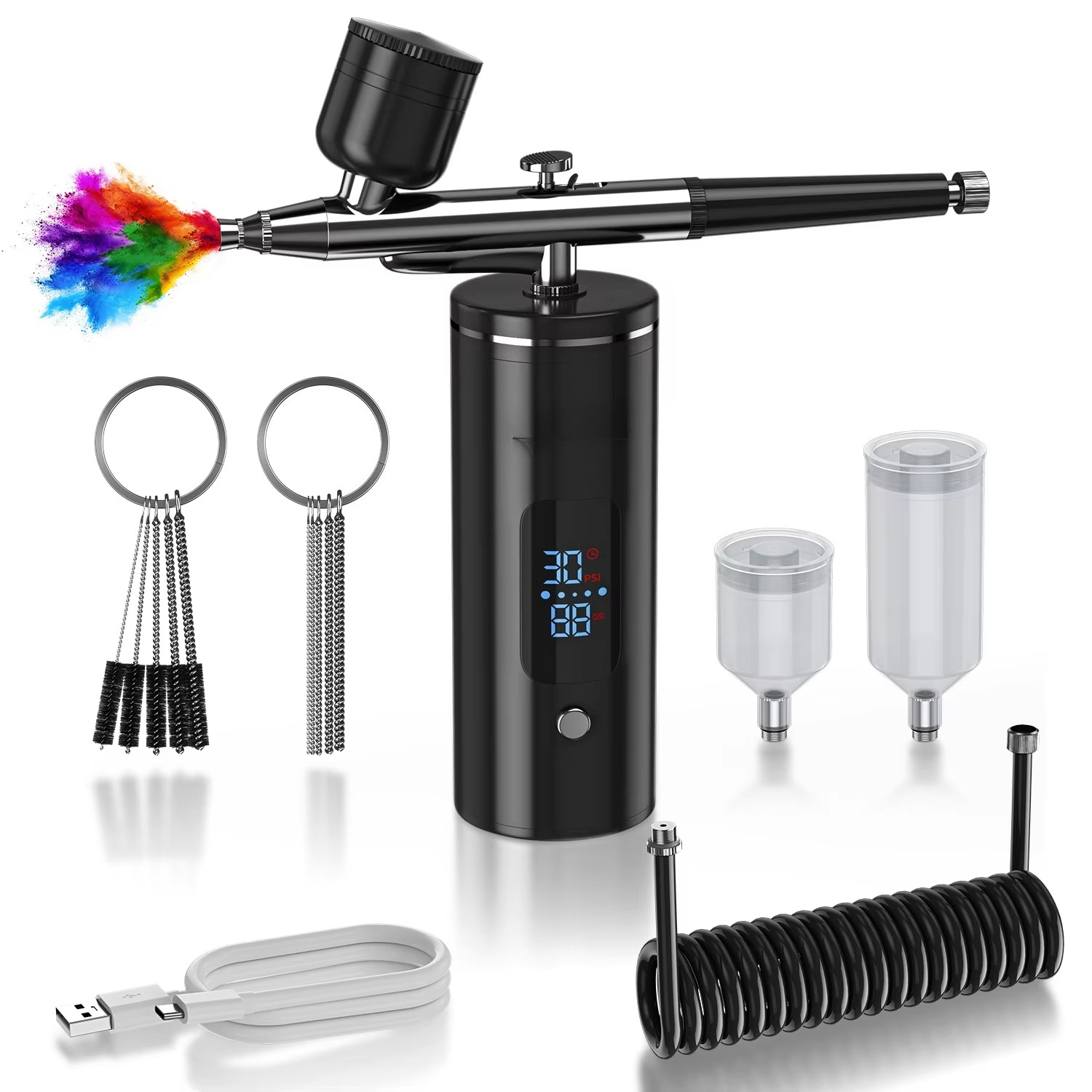Rechargeable Cordless Airbrush - Airbrush Compressor Kit avaliação e preço