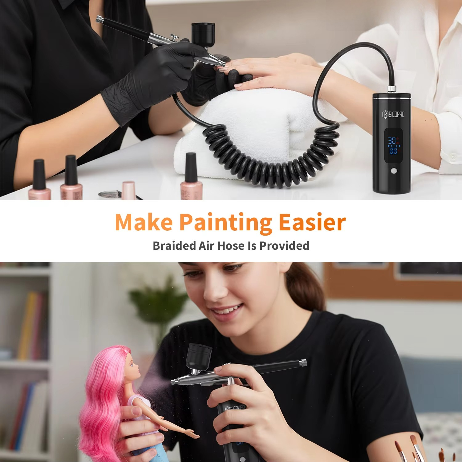 Rechargeable Cordless Airbrush - Airbrush Compressor Kit avaliação e preço