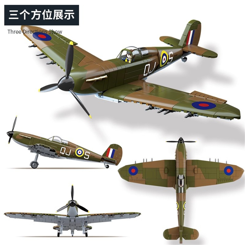 World War Army Military Soldie - Model Kit Spitfire avaliação e preço