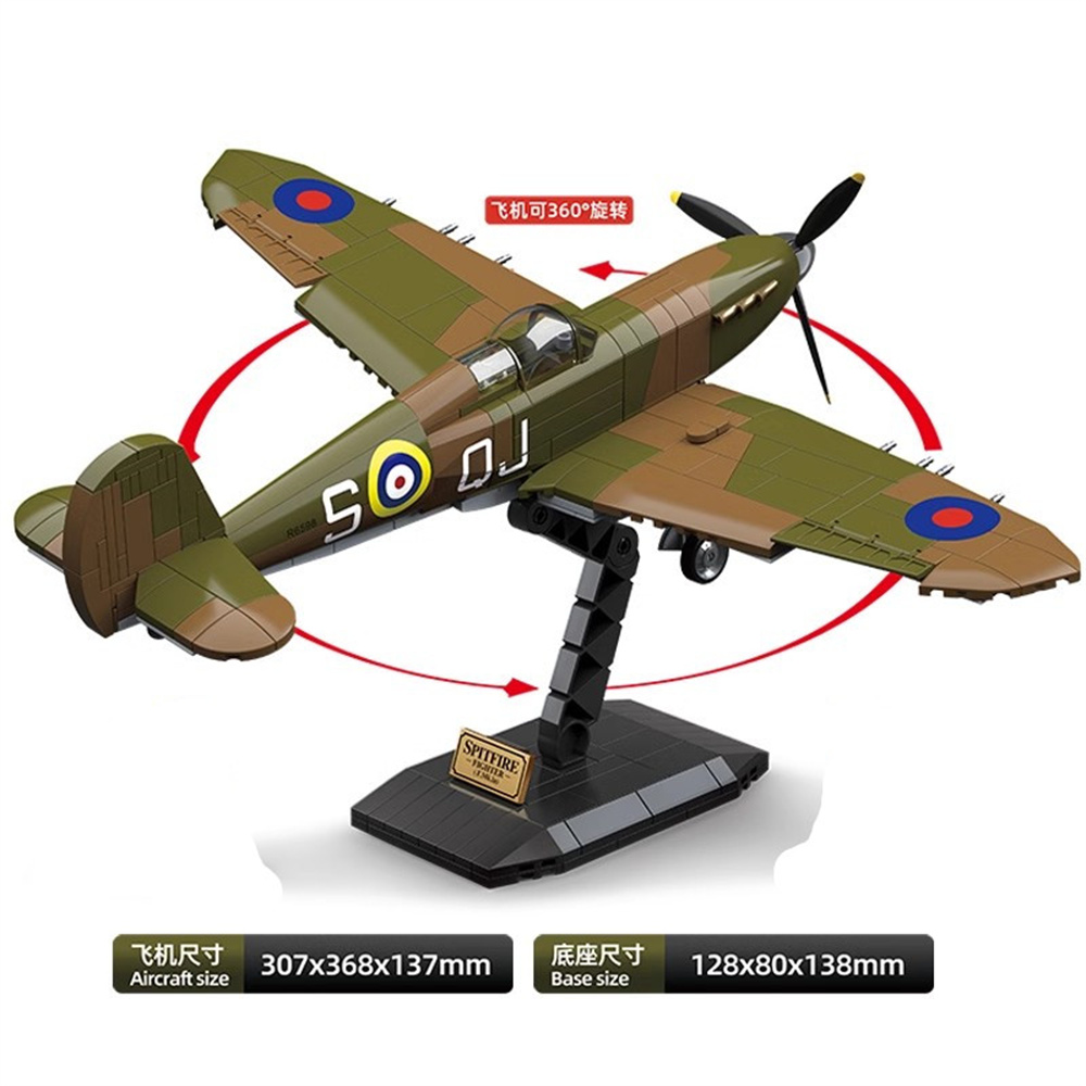 World War Army Military Soldie - Model Kit Spitfire avaliação e preço
