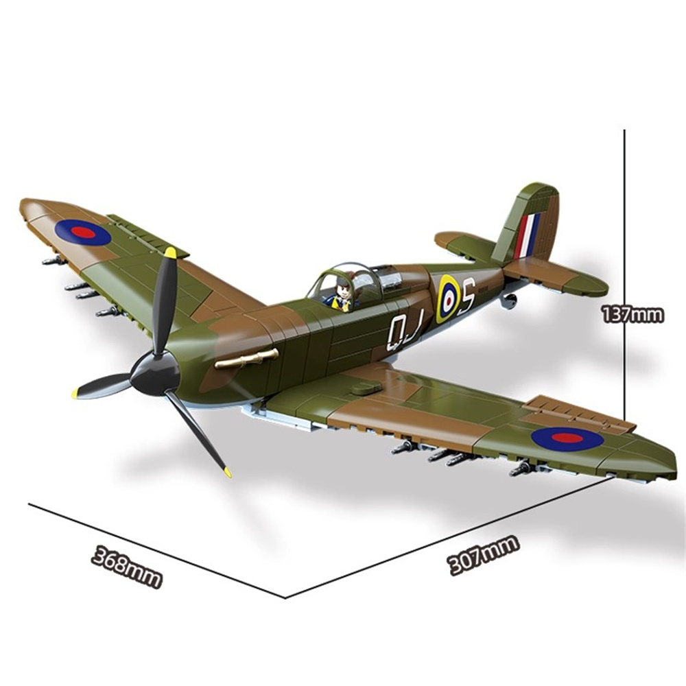 World War Army Military Soldie - Model Kit Spitfire avaliação e preço