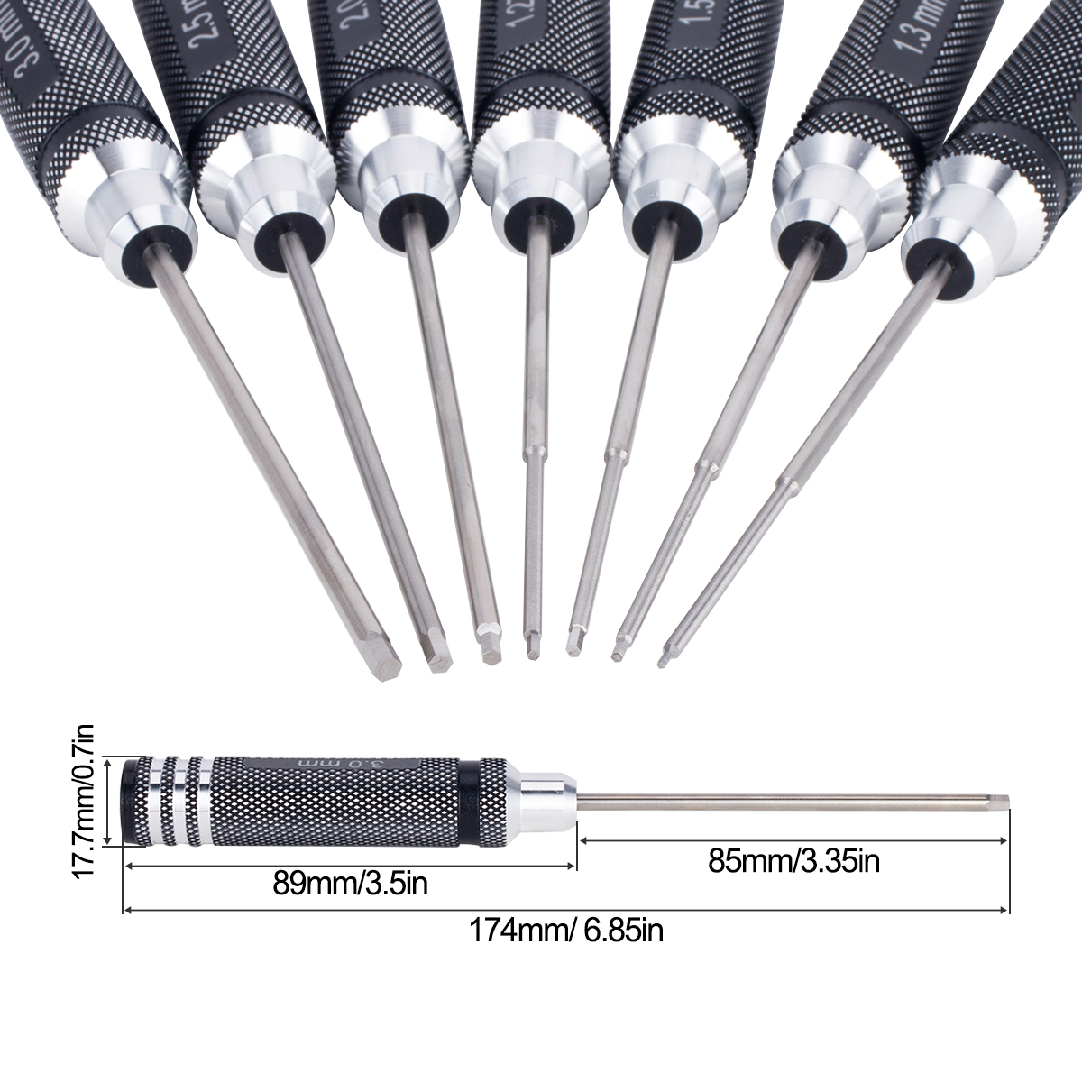 7 IN 1 Steel Hex Screwdriver S - Model Kit Airplane avaliação e preço