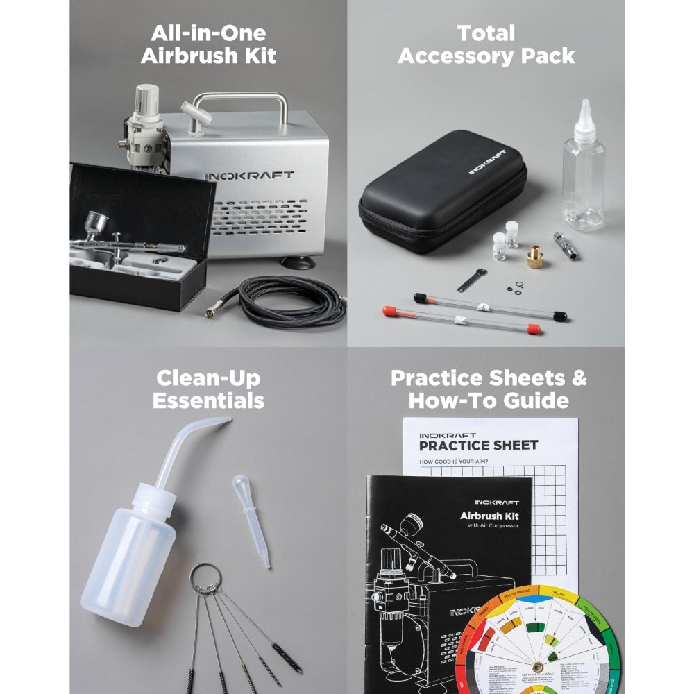 Airbrush Kit with Air Compress - Airbrush Compressor Kit avaliação e preço