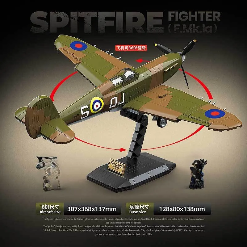 UK Spitfire Fighter Military P - Model Kit Spitfire avaliação e preço