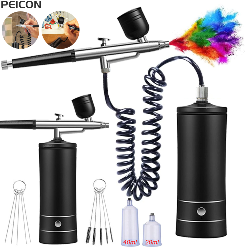 Airbrush with Compressor Porta - Airbrush Compressor Kit avaliação e preço