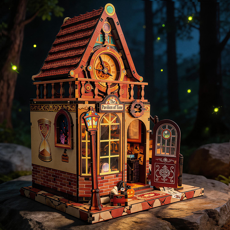 New Wooden Dollhouse Time Pavi - Model Kit Centaur avaliação e preço