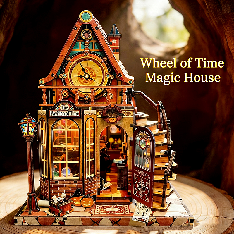 New Wooden Dollhouse Time Pavi - Model Kit Centaur avaliação e preço