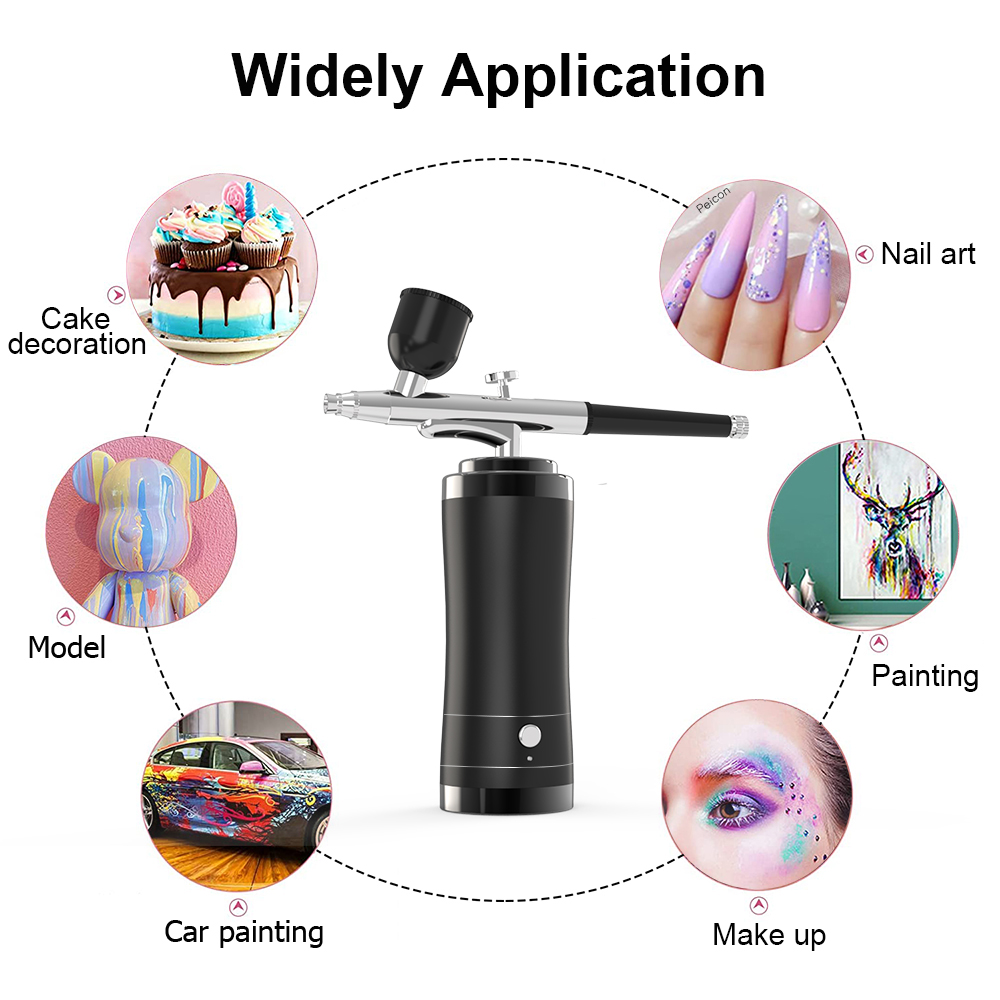 Airbrush Nail Painting Machine - Airbrush Compressor Kit avaliação e preço