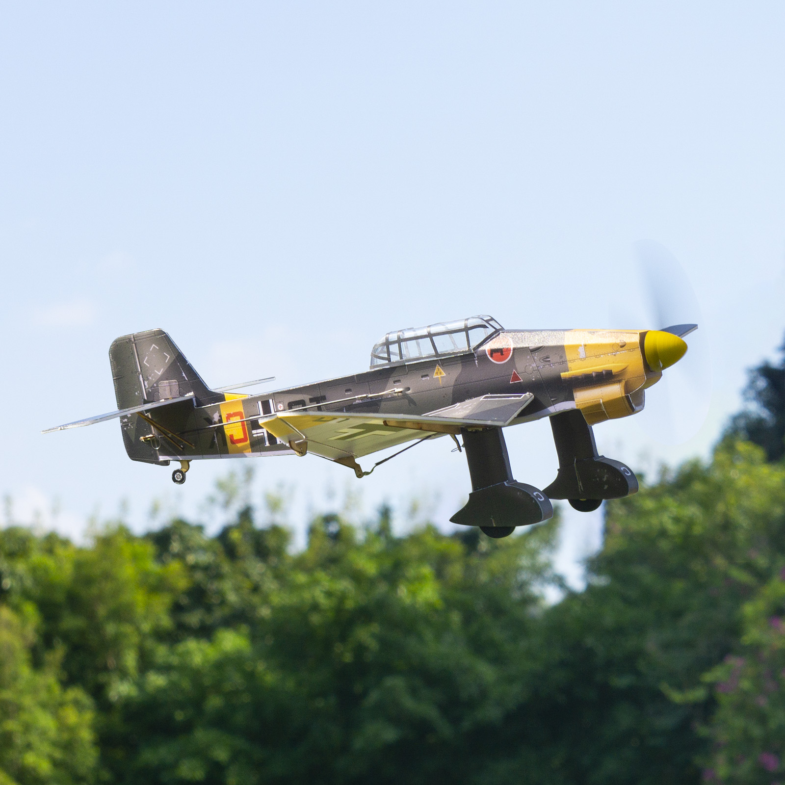 Ju-87 Stuka Bom DIY RC Kit w/G - Model Kit Airplane avaliação e preço