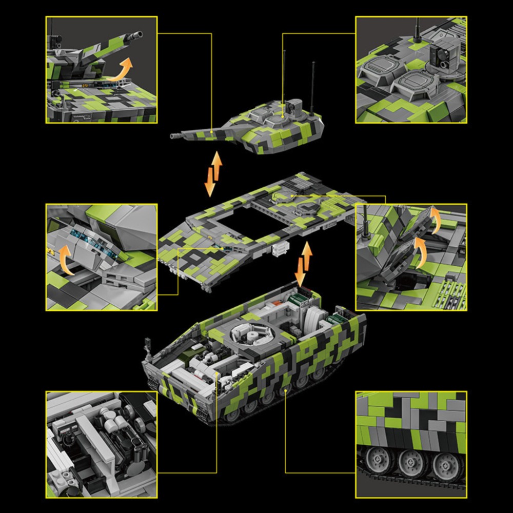 96011 2708pcs KF41 Lynx Infant - Model Kit Lynx avaliação e preço