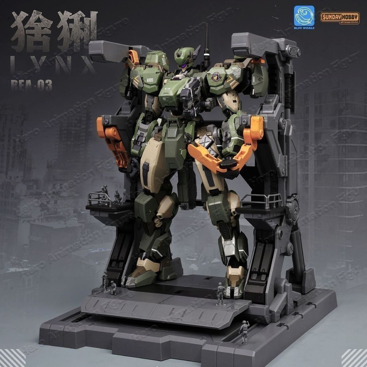 NEW MingjiangZhuan BLUE WHALE  - Model Kit Lynx avaliação e preço