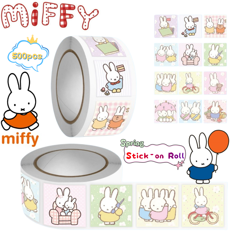 Miffy 500pcs Roll Sticker High - Model Kit Game avaliação e preço