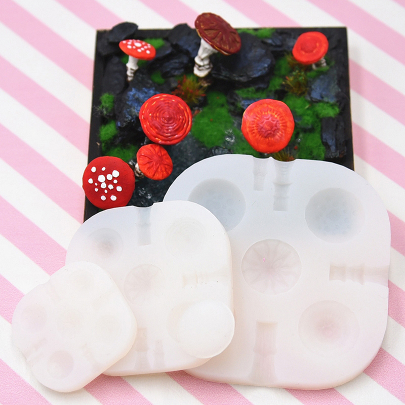 2pcs/set Mini Mushroom Silicon - Model Kit Tools avaliação e preço