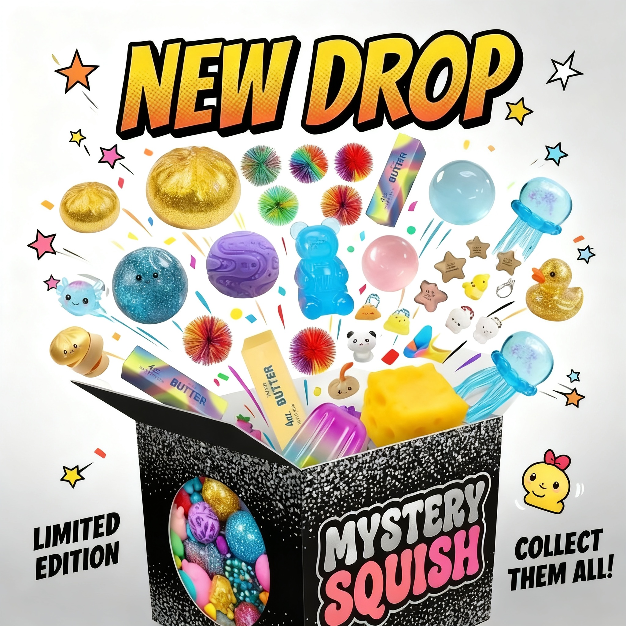 Squish Time Nee Doh Mystery Bl - Model Kit Box avaliação e preço