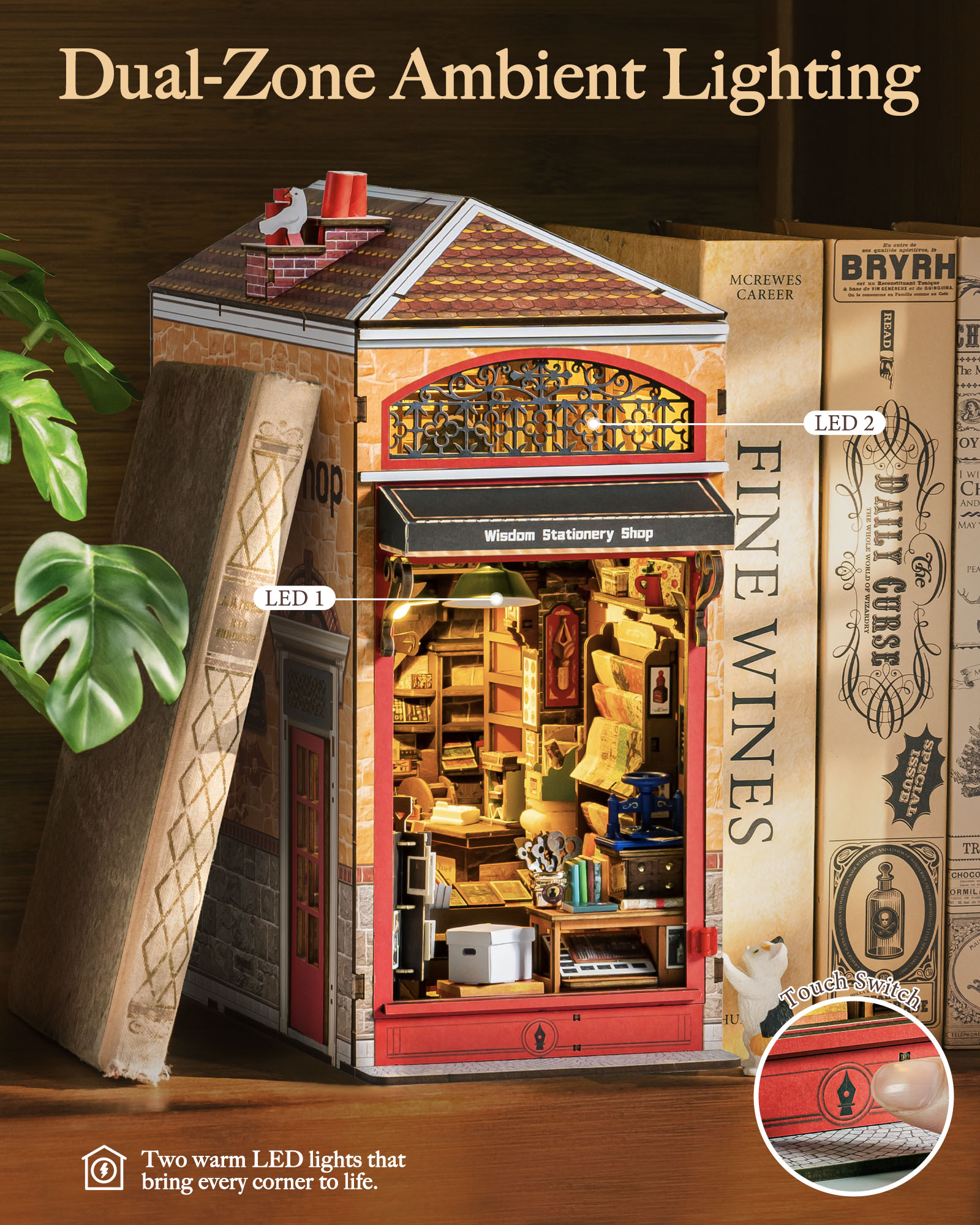 Rolife Wisdom Stationery Shop  - Model Kit Centaur avaliação e preço
