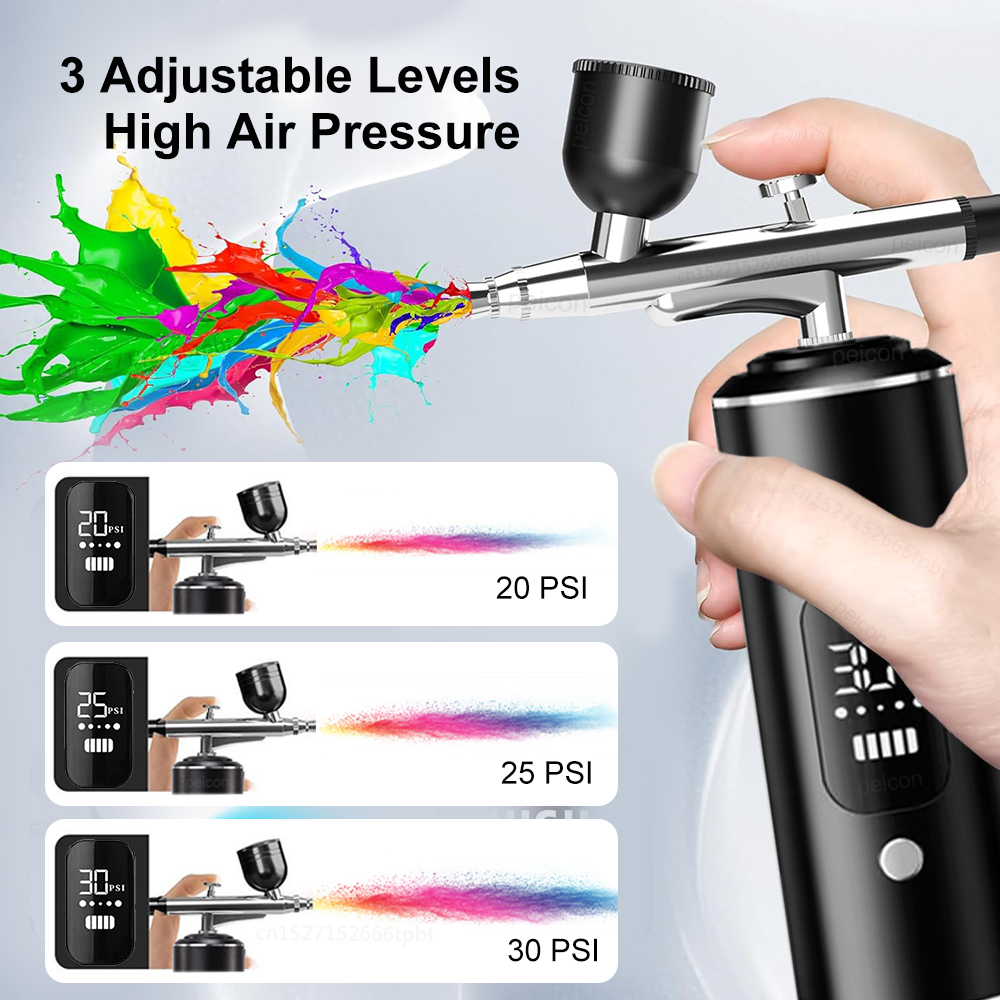 Airbrush with Compressor Airbr - Airbrush Compressor Kit avaliação e preço