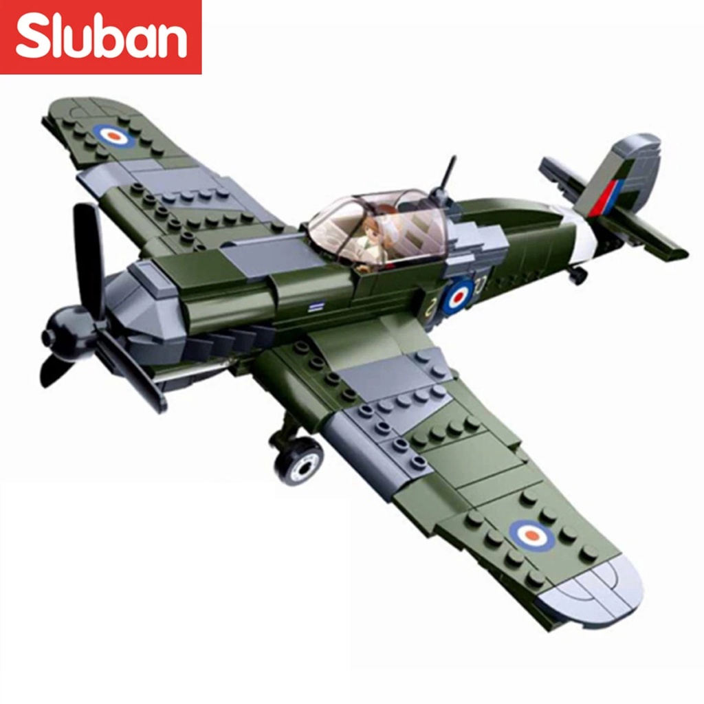 290pcs 0712 WW2 Military Spitf - Model Kit Spitfire avaliação e preço