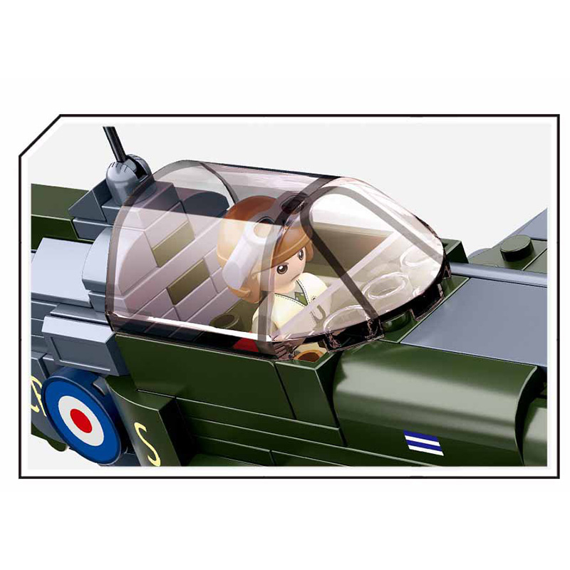 290pcs 0712 WW2 Military Spitf - Model Kit Spitfire avaliação e preço