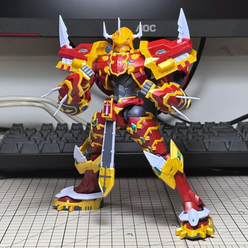 In Stock New Bandai Frs Digimo - Model Kit Kaisergreymon avaliação e preço