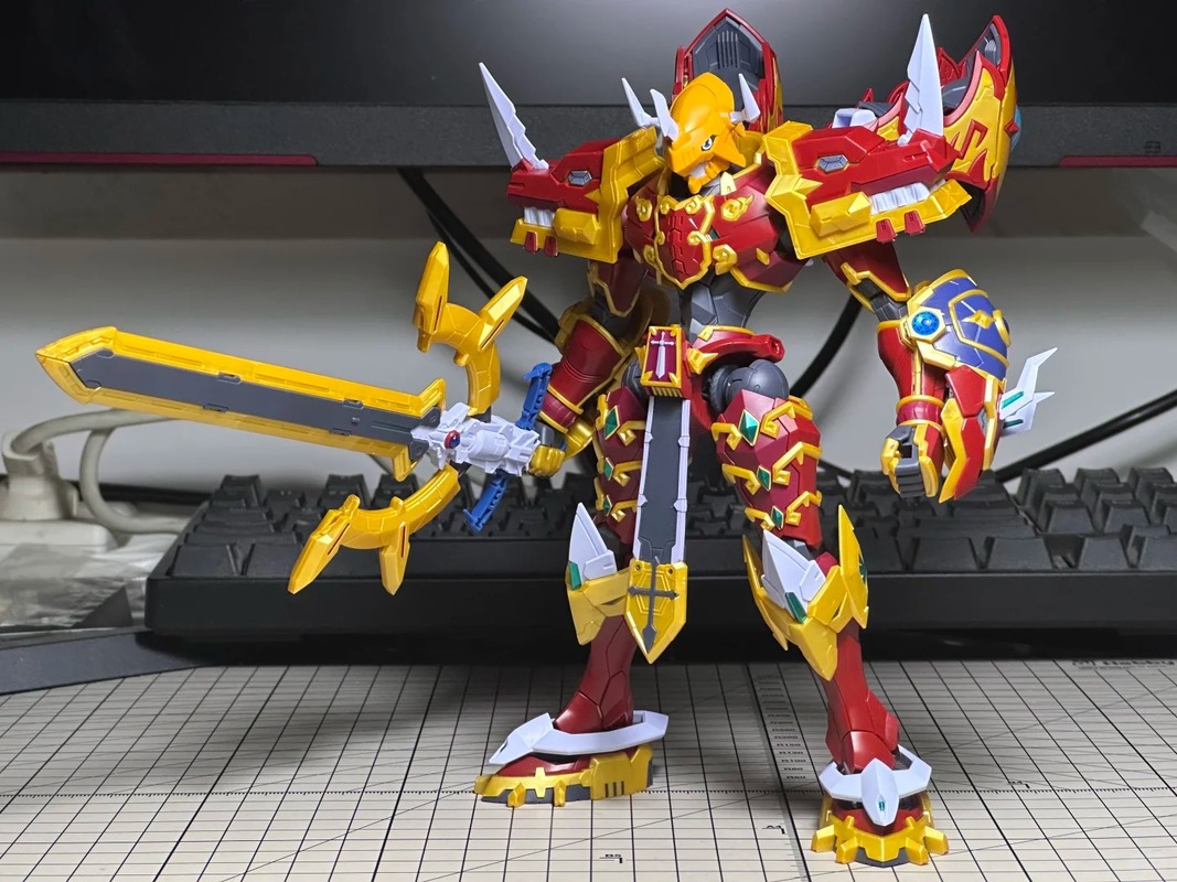 In Stock New Bandai Frs Digimo - Model Kit Kaisergreymon avaliação e preço