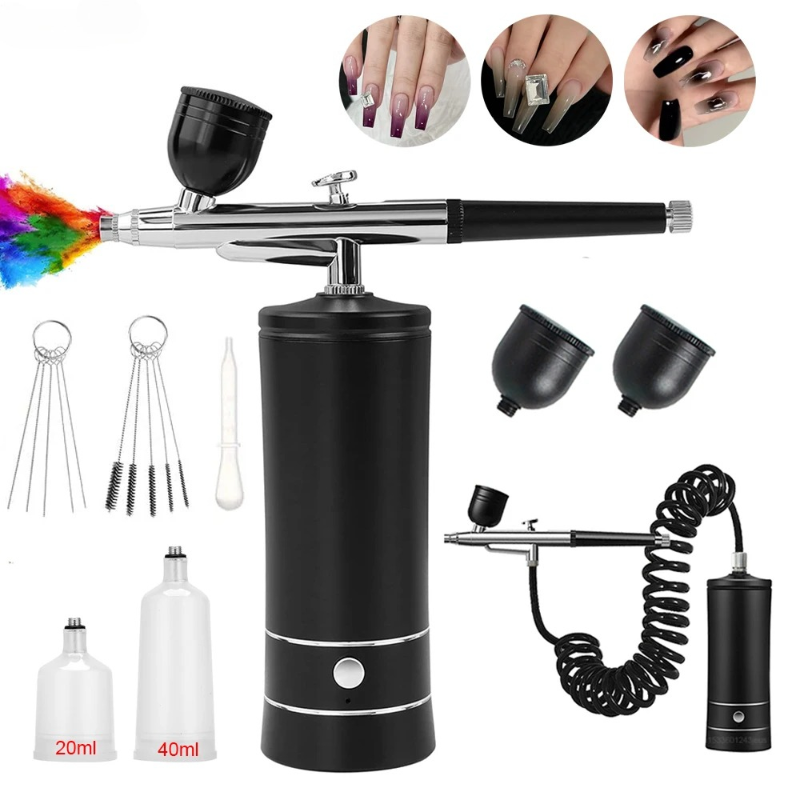 Airbrush Nail Art Painting Kit - Airbrush Compressor Kit avaliação e preço