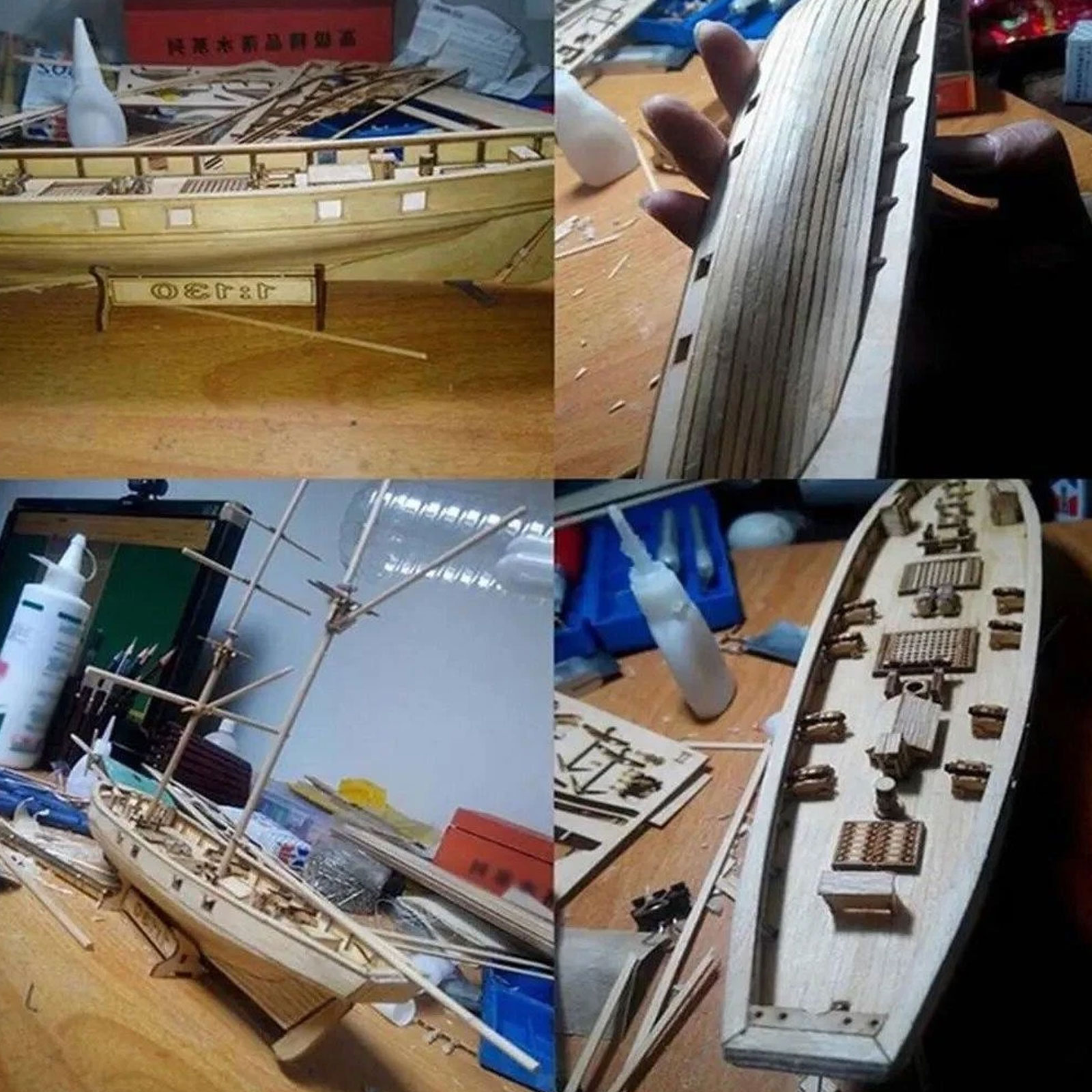 【Halcon Sailboat Wooden Model  - Model Kit Centaur avaliação e preço