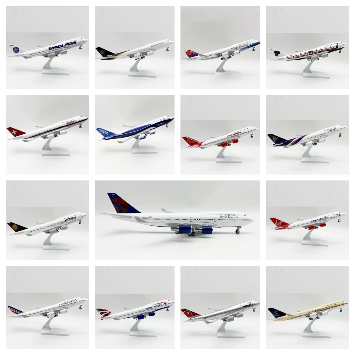 30cm Scale Plane 1/250 B747 Se - Model Kit Airplane avaliação e preço