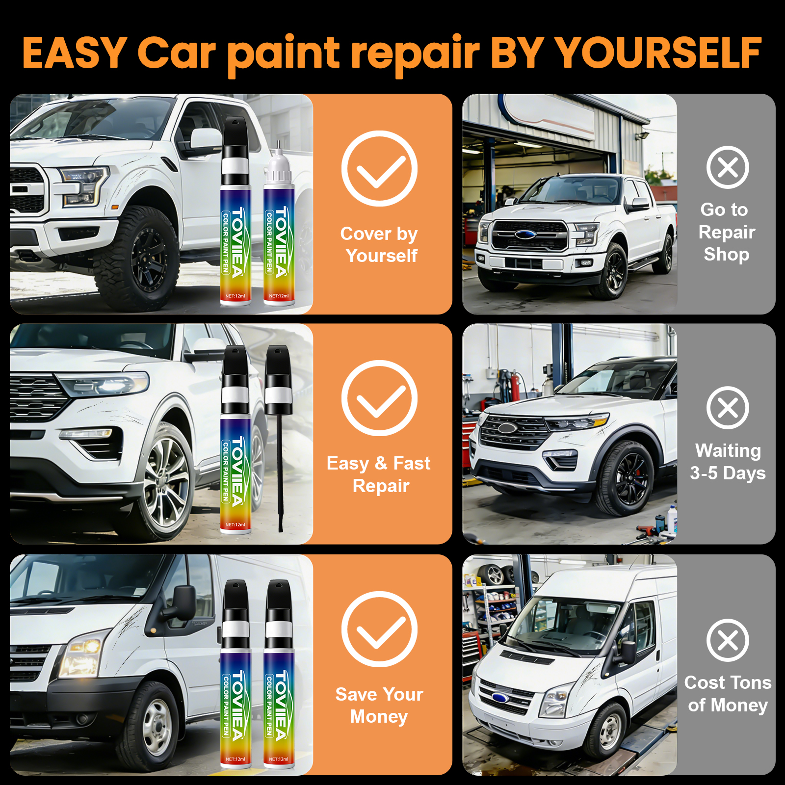Touch Up Paint for Tesla Model - Model Kit Paint Remover avaliação e preço