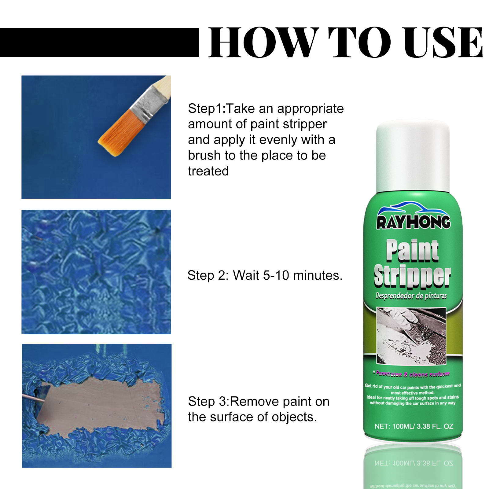 Rayhong Paint Remover Kit for  - Model Kit Paint Remover avaliação e preço