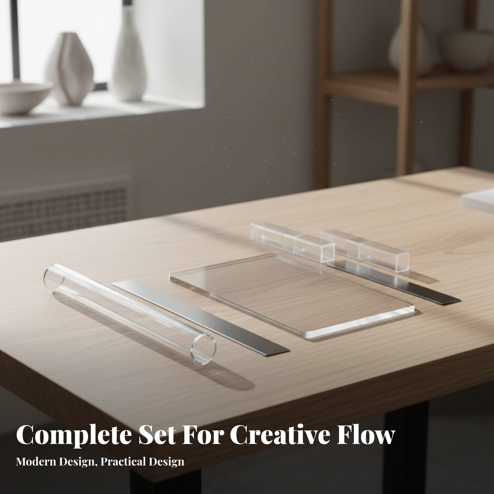 6 Pieces Acrylic Clay Cylinder - Model Kit Tools avaliação e preço
