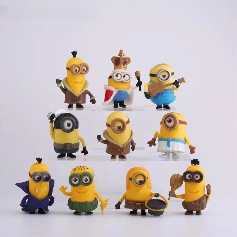 New Cute Cartoon 10Pcs/Set Kaw - Model Kit New avaliação e preço