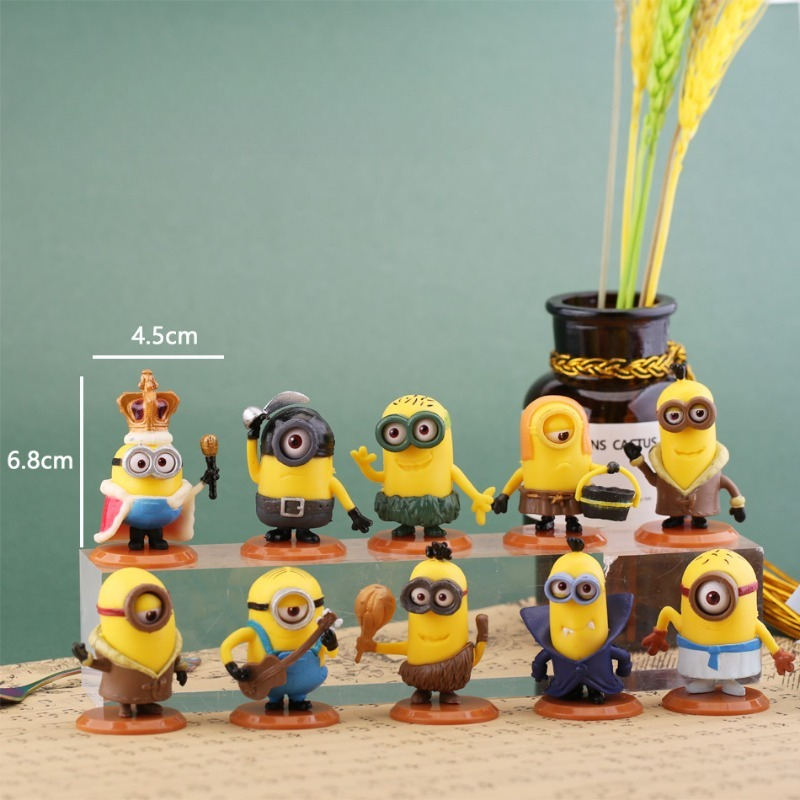 New Cute Cartoon 10Pcs/Set Kaw - Model Kit New avaliação e preço