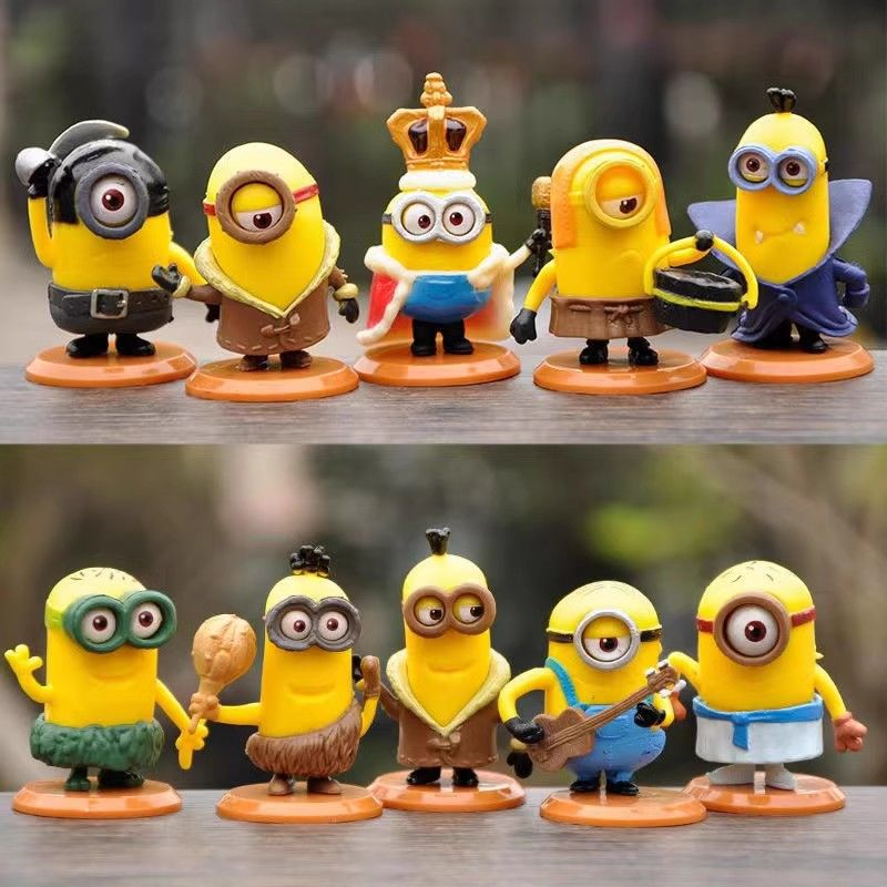 New Cute Cartoon 10Pcs/Set Kaw - Model Kit New avaliação e preço