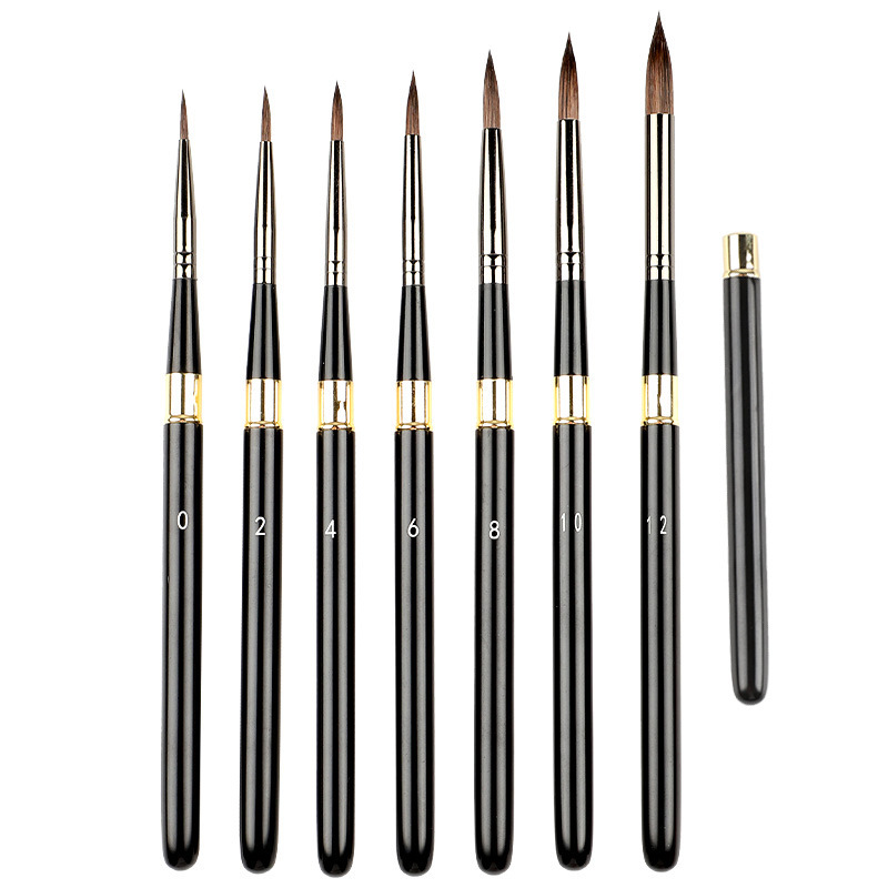 7 pcs travel artist brushes, r - Model Kit Paint Remover avaliação e preço