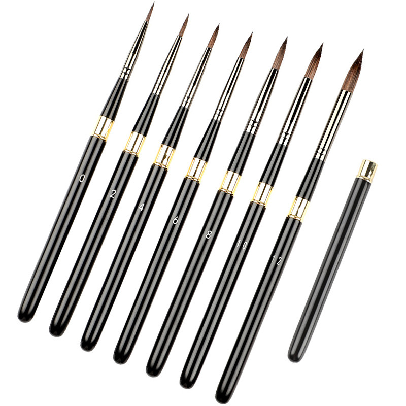 7 pcs travel artist brushes, r - Model Kit Paint Remover avaliação e preço