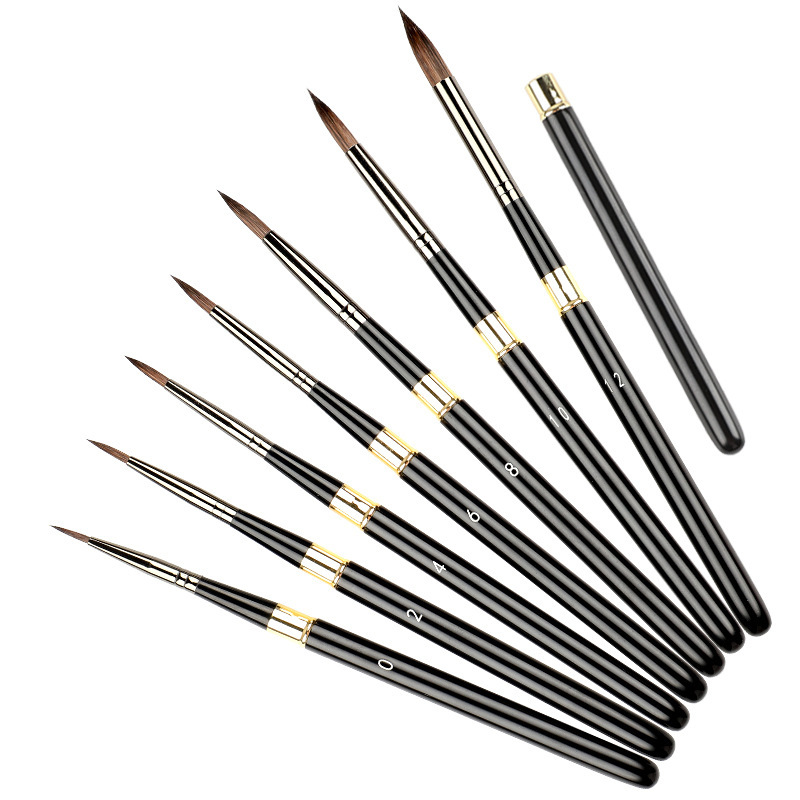 7 pcs travel artist brushes, r - Model Kit Paint Remover avaliação e preço