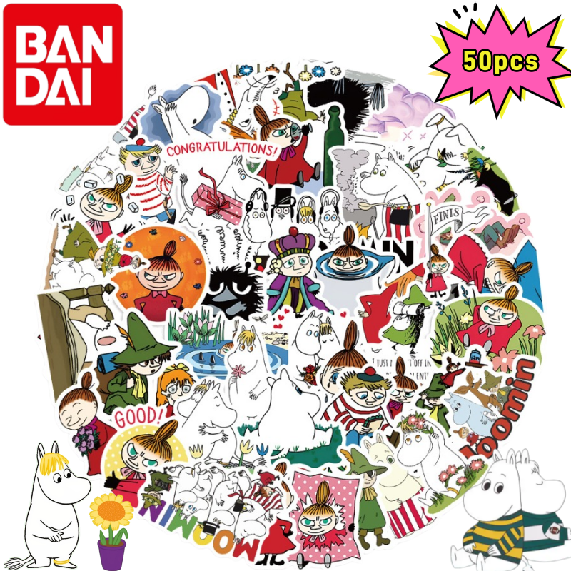 New Moomin Valley 50PCS Sticke - Model Kit Game avaliação e preço