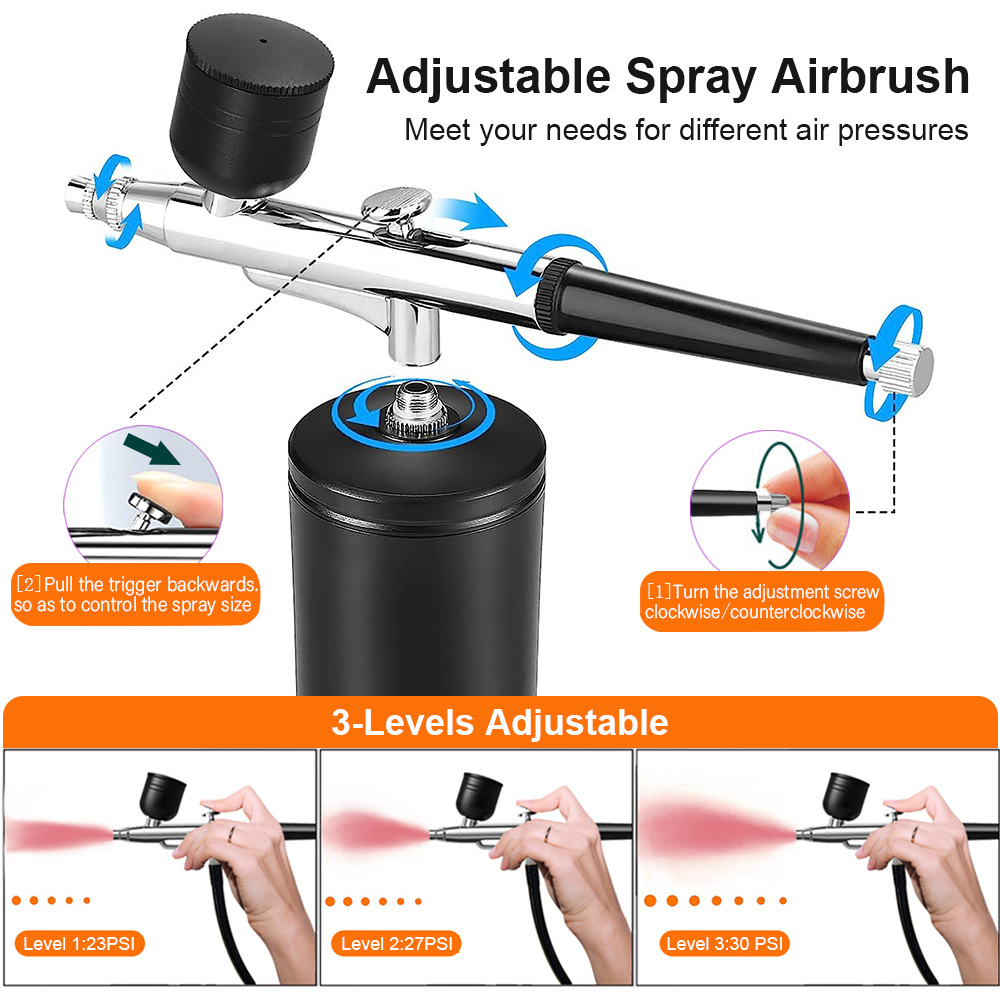 Airbrush Nail with Compressor  - Airbrush Compressor Kit avaliação e preço